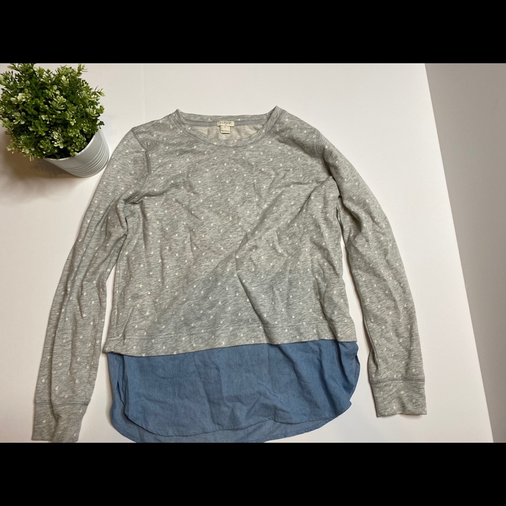 J. Crew Small Tunic Poka Dot